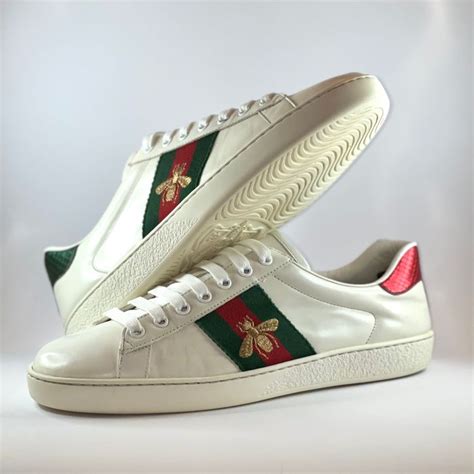 scarpe gucci numero 38|Scarpe da ginnastica Gucci in Pelle Bianco taglia 38 IT .